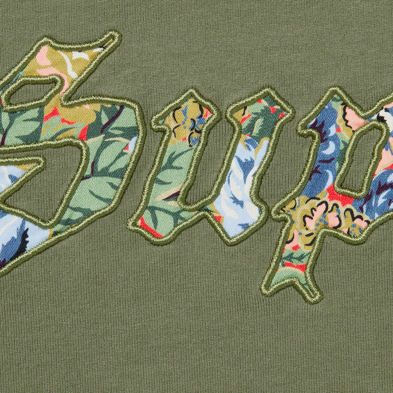 Floral Appliqué S/S Top view 2